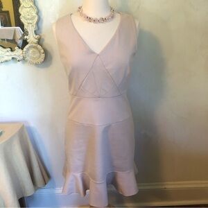 Jennifer Lopez midi, knit fabric sleeveless dress w/ruffle hem size 10